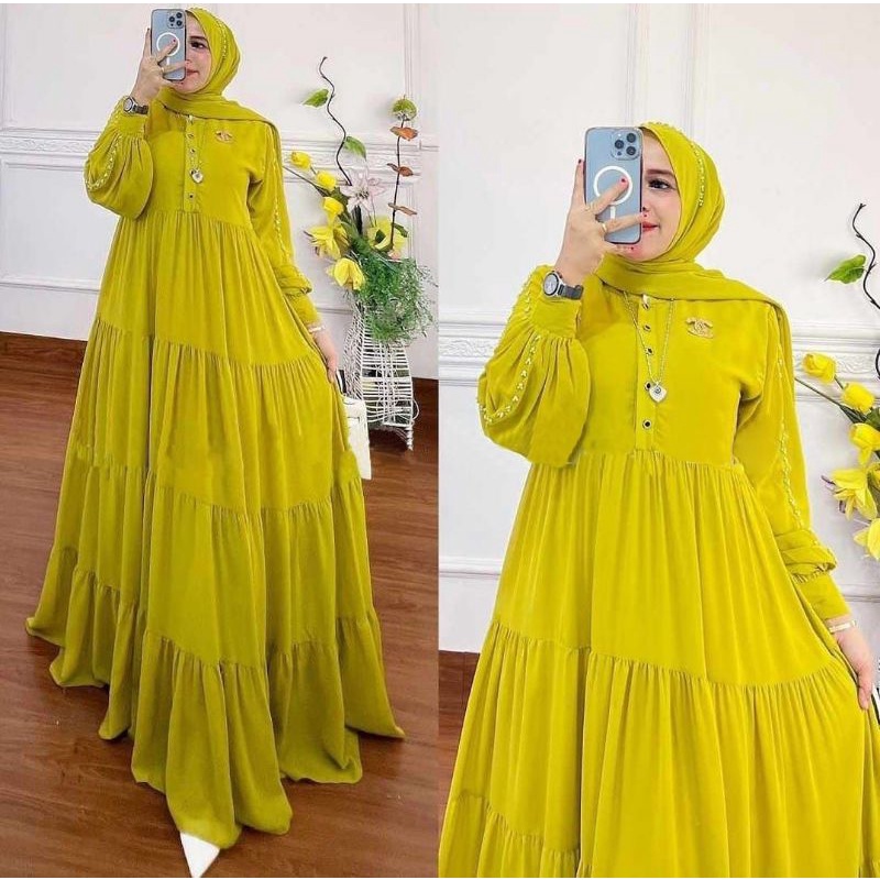 Fashion MUSLIM, baju wanita, baju stelan wanita, setelan, stelan, Baju stelan, fashion wanita, one set. Serena Set