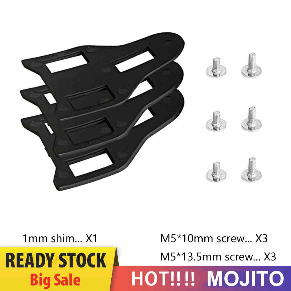 Cleat Pedal Sepeda Adjustable Anti Slip Warna Hitam