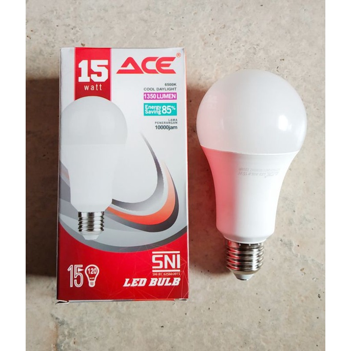 Lampu led bulb 15 watt ACE