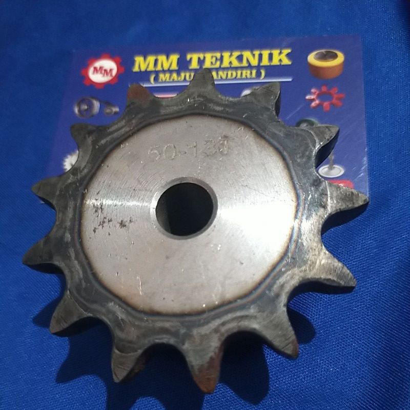 Sprocket RS 50 x 13 T Gear Rantai Single Gir gigi Z 13T RS50 -1 50Z13 50X13T 50-1 tipe B Sproket spr 50-13T 50x1x13T 50-1-13T