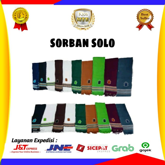 Sorban Sorban solo Habib Syech murah , Sorban Santung , Rida , souvenir(L6G2) Sorban Yaman ORIGINAL 