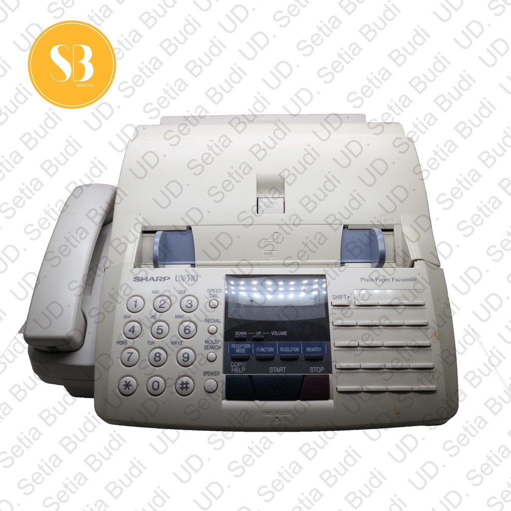 Mesin Fax Kertas HVS / Plain Paper Fax Sharp UX-510 ( Refurbish )