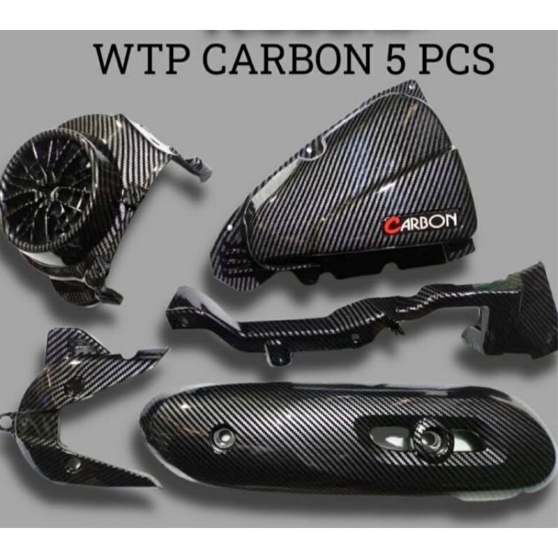 Paket Karbon Scoopy Esp 2016-2019 5 Set Kualitas Terbaik