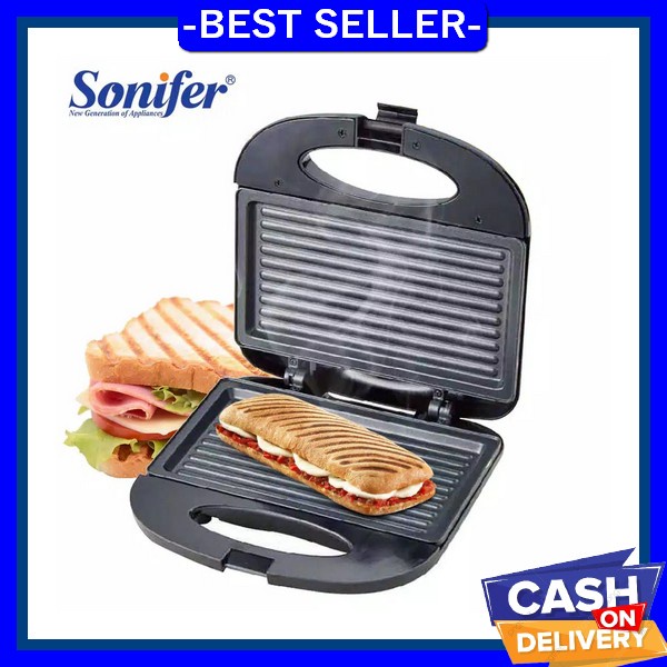 Panggangan Listrik Gsf 4835 -Panggangan Serbaguna Sonifer Sandwich Maker Pemanggang Roti Alat Pembua