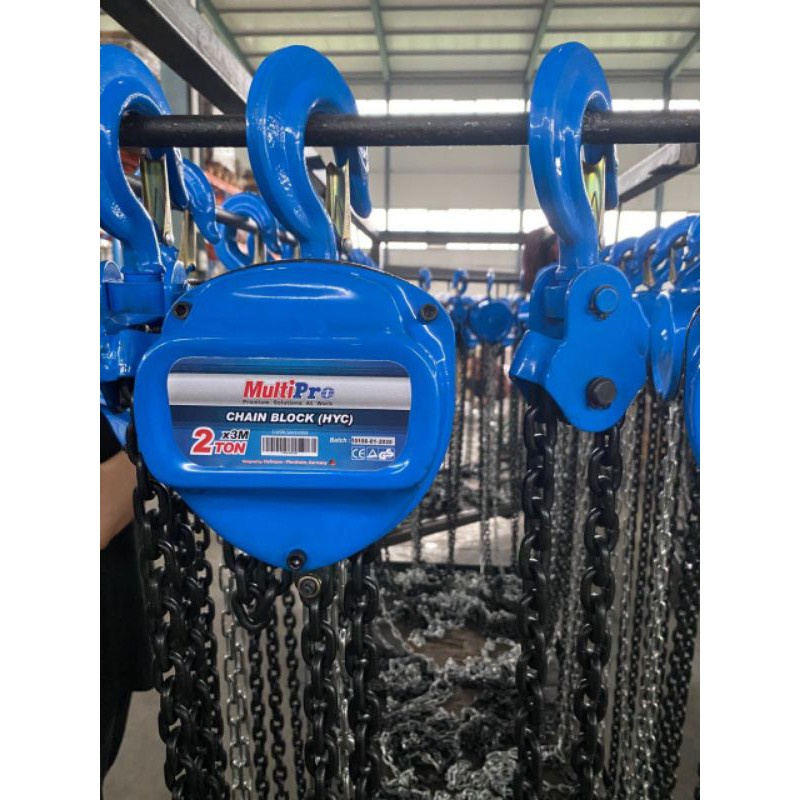 MULTIPRO CHAIN BLOCK 2 TON 3 METER TAKEL 2 TON X 3 METER 2X3