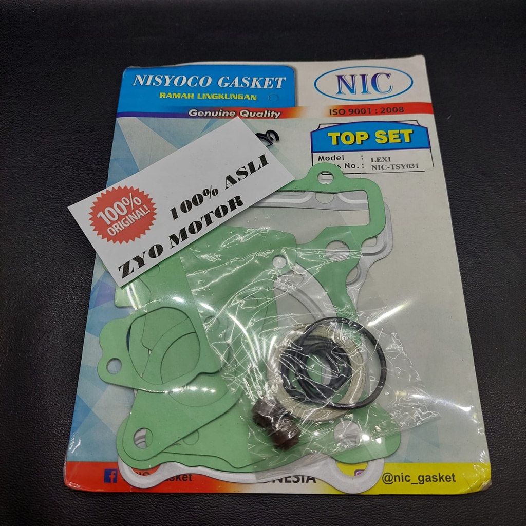 PAKING GASKET TOP SET LEXI ASLI 100% YAMAHA FREEGO ORI