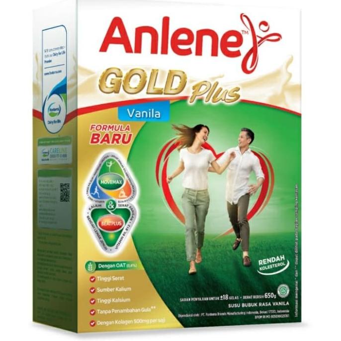 

[ COD ] ANLENE Gold Plus Vanila 650g