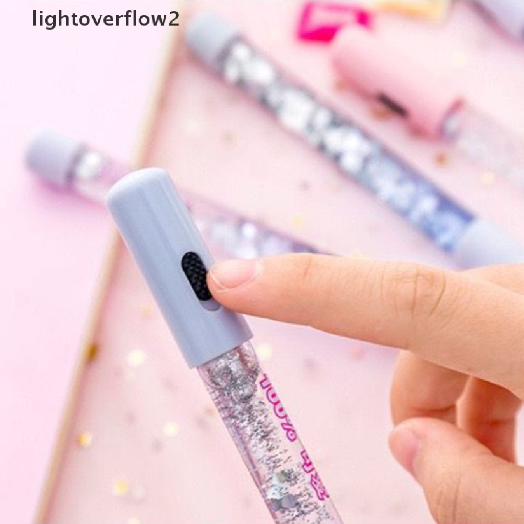 (lightoverflow2) Pulpen Gel 0.5mm Gaya Korea Selatan / Jepang Untuk Anak Perempuan (ID)