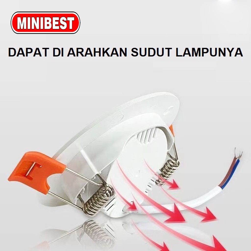[MB] LED DOWNLIGHT INBOW / DOWNLIGHT PANEL downlight adjustable 3/5/7/9/12/15/18Watt DL-677