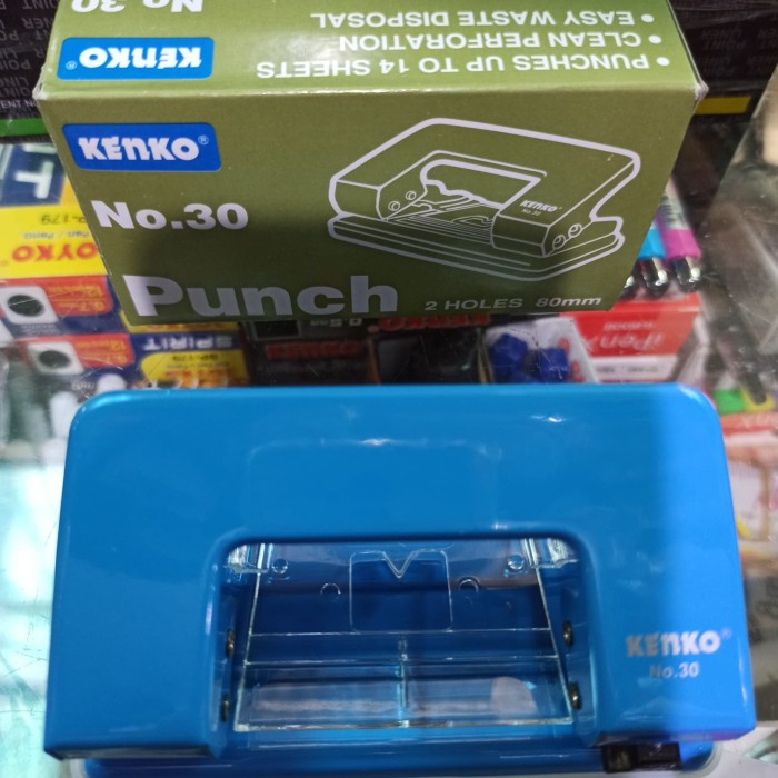 

Jualan Punch Kenko 2 Holes 80 Mm No.30 / Pembolong Kertas Kenko No.30 Berkualitas