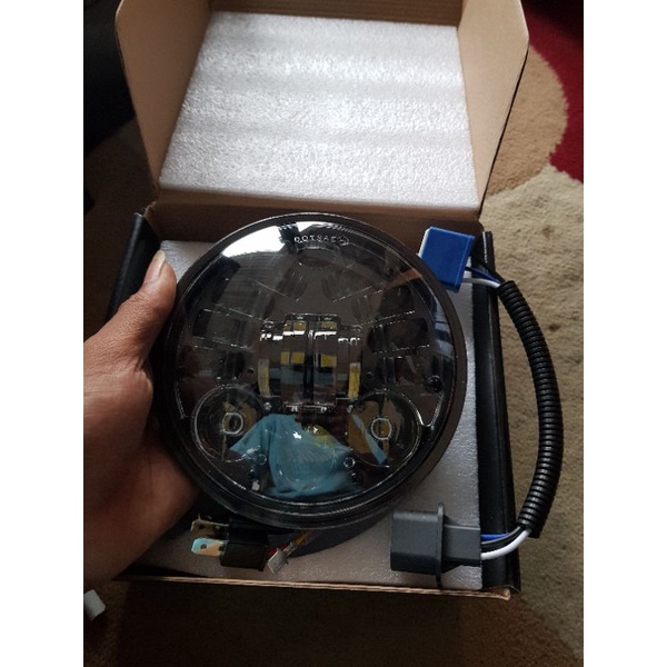 lampu daymaker 5,75 inch pnp cb gl mp daymaker 19 led pnp cb gl mp set batok l2g chrome mentah