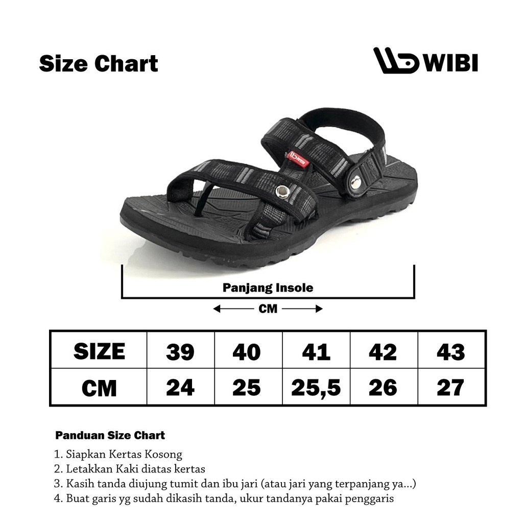 Sandal Gunung Pria Wanita Dewasa Santai Outdoor Hiking Laki Laki Perempuan Medan Original Ori Murah Cowo Cewek Distro Casual WIBI S25