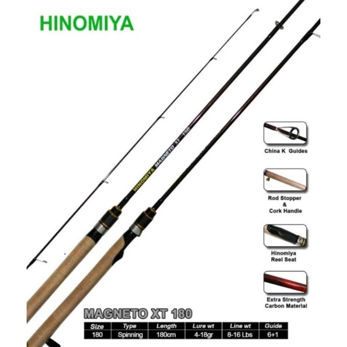 joran hinomiya magneto xt 165cm dan 180cm