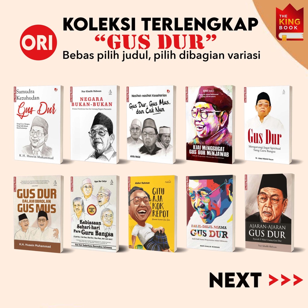 Jual Buku Biografi Gus Dur/Gitu Aja Kok Repot/Prisma Pemikiran Gus Dur ...