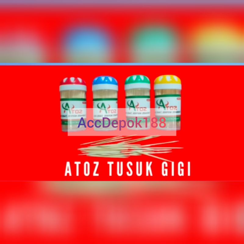 TUSUK GIGI BAMBU BOTOL / TUSUK GIGI IMPORT KEMASAAN BOTOL ISI -/+250