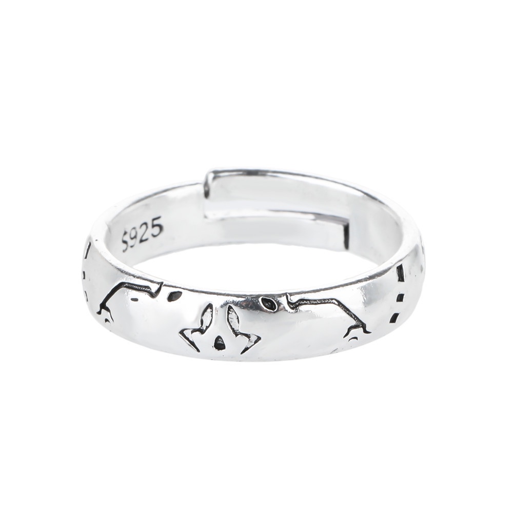 Cincin Model Dua Sisi Desain King of the Damned