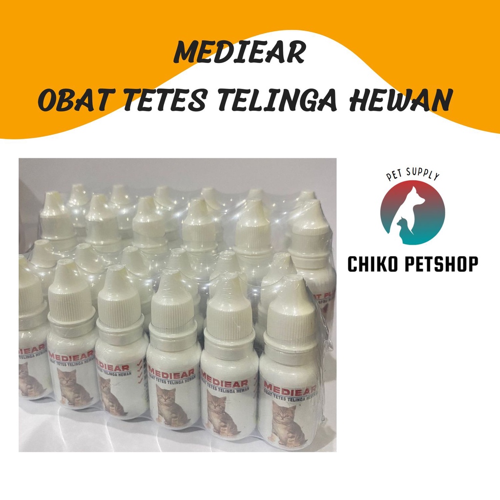 MEDIEAR  obat tetes telinga hewan