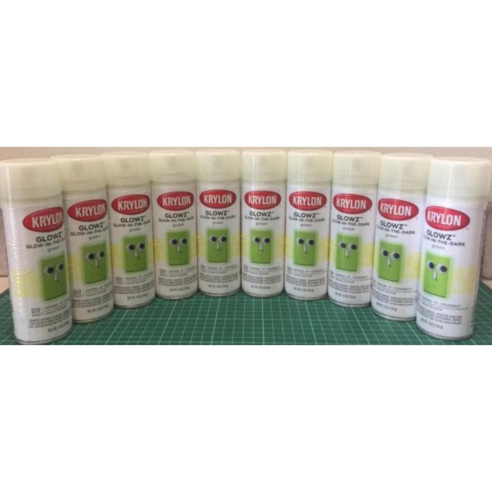 

Krylon Glow In The Dark Green,Cat Warna Semprot Menyala Dikegelapan