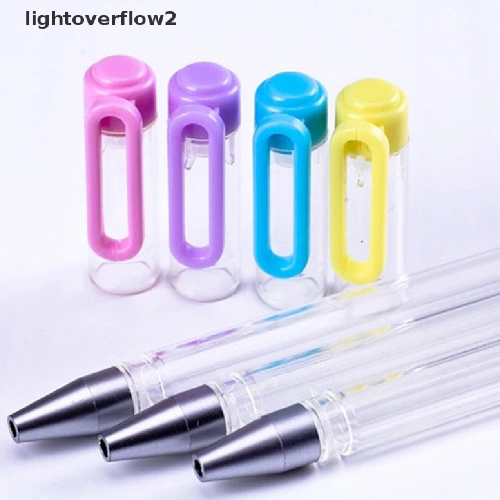 (lightoverflow2) Pulpen Gel Transparan Bisa Dihapus Model Minimalis
