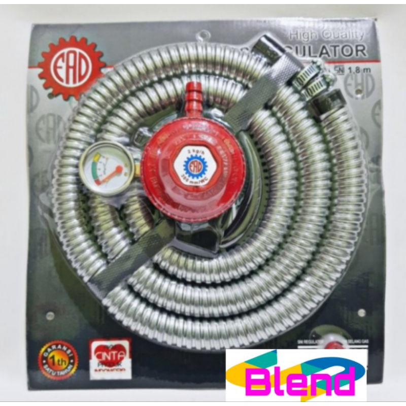 FAD Regulator SNI Paket Selang 1,8 Flexible/Flex Pengaman Plus Meter