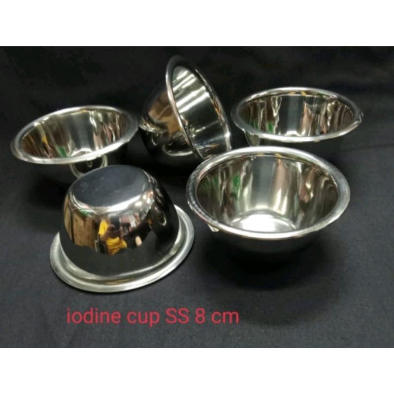 Kom Betadine / Iodink Cup 8 Cm