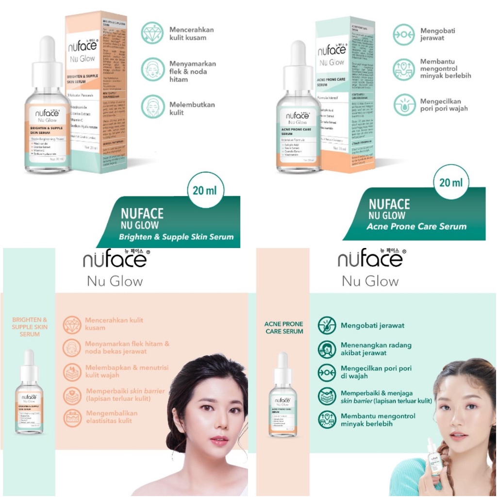 NUFACE Nuglow Skincare / Serum Wajah