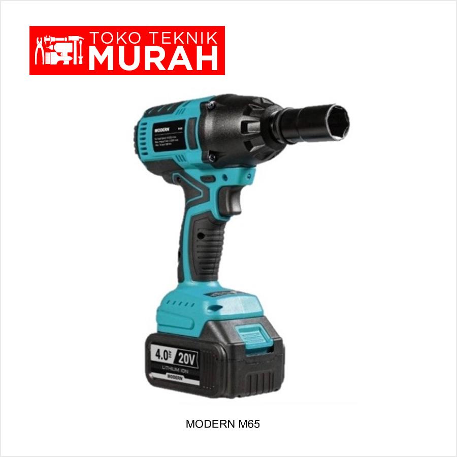 Modern M-65 Mesin Bor Impact Wrench Cordless M65 Pembuka Baut Baterai M 65