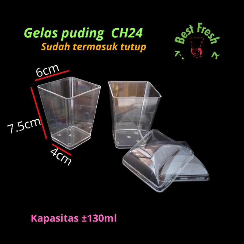 Cup puding Gelas Jelly CH 24 (satuan) akrilik dessert mini