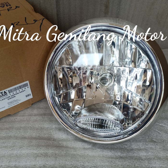 REFLEKTOR LAMPU DEPAN YAMAHA VIXION OLD BULAT