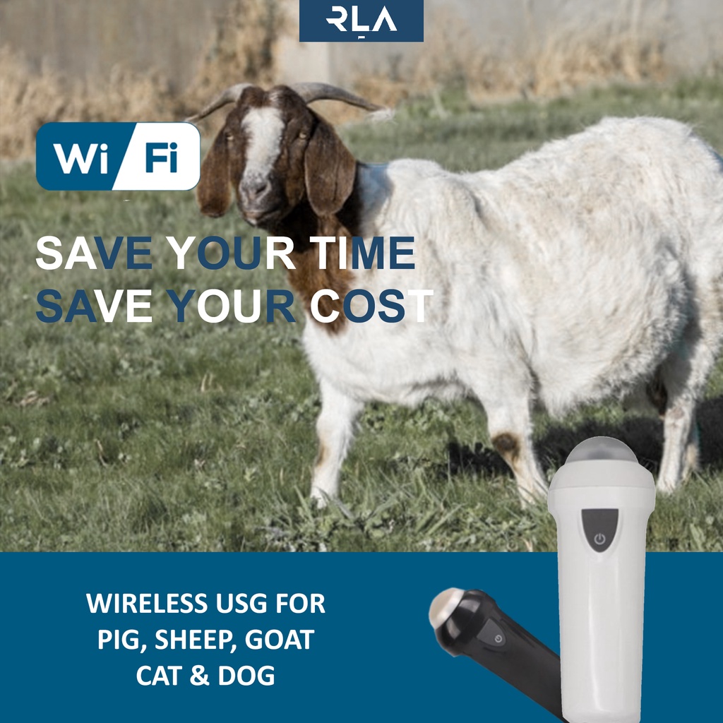Wireless B Ultrasound - Wifi USG - Alat Cek Kehamilan Hewan - Kambing - Check Kandungan - Test Kebun
