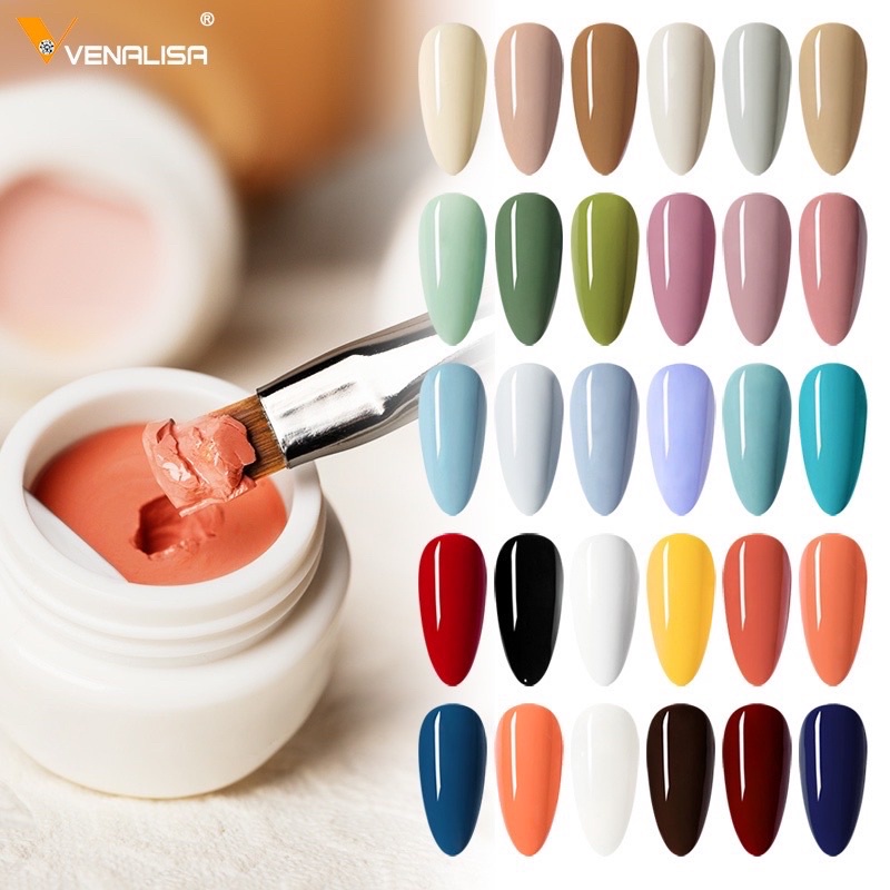 V21-V50 VENALISA MUD PAINTING GEL NUDE /GEL LINER UV GEL POLISH 5ML/ GEL PAINTING 5ML