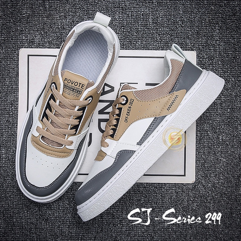 [OOS] Sepatu Sneakers Casual Pria Fashion Trendy Kualitas Import Premium -299