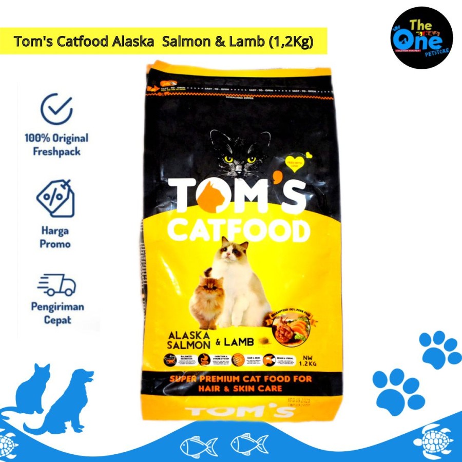 Makanan Kucing Tom's Cat Alaska 1,2kg