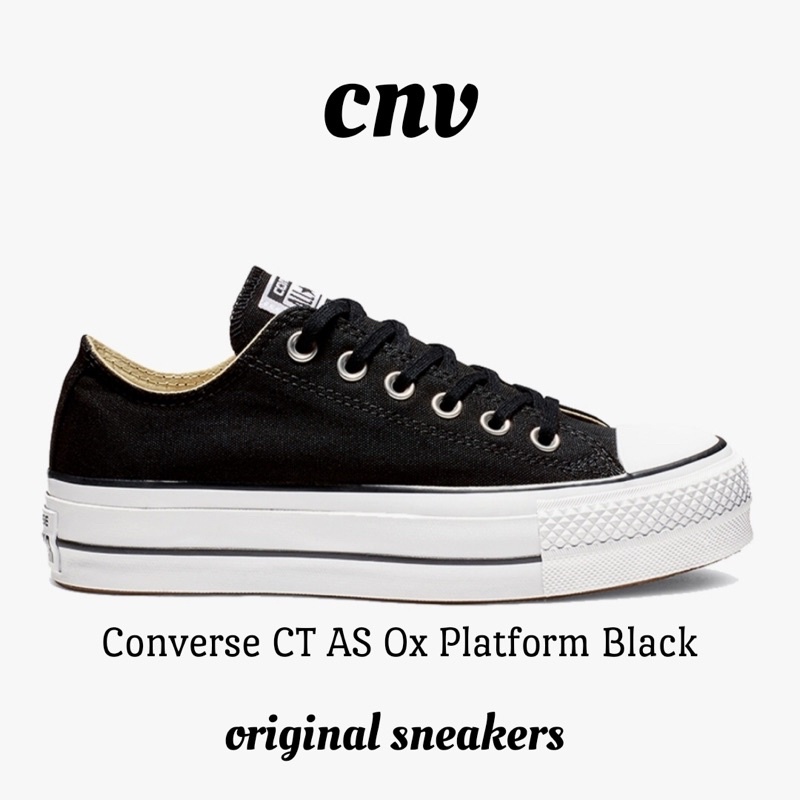 Converse CT AS Ox Platform Black White