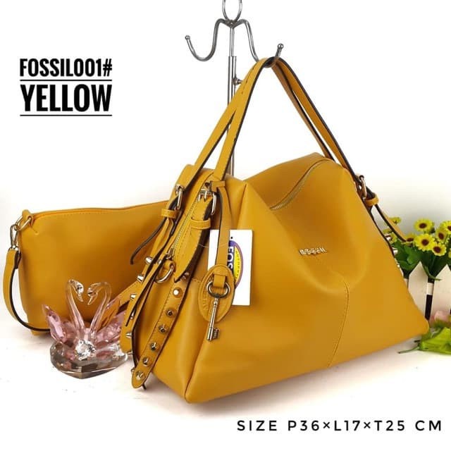 Tas batam FOSSIL 001 premium tas wanita fosil tote bahu import murah