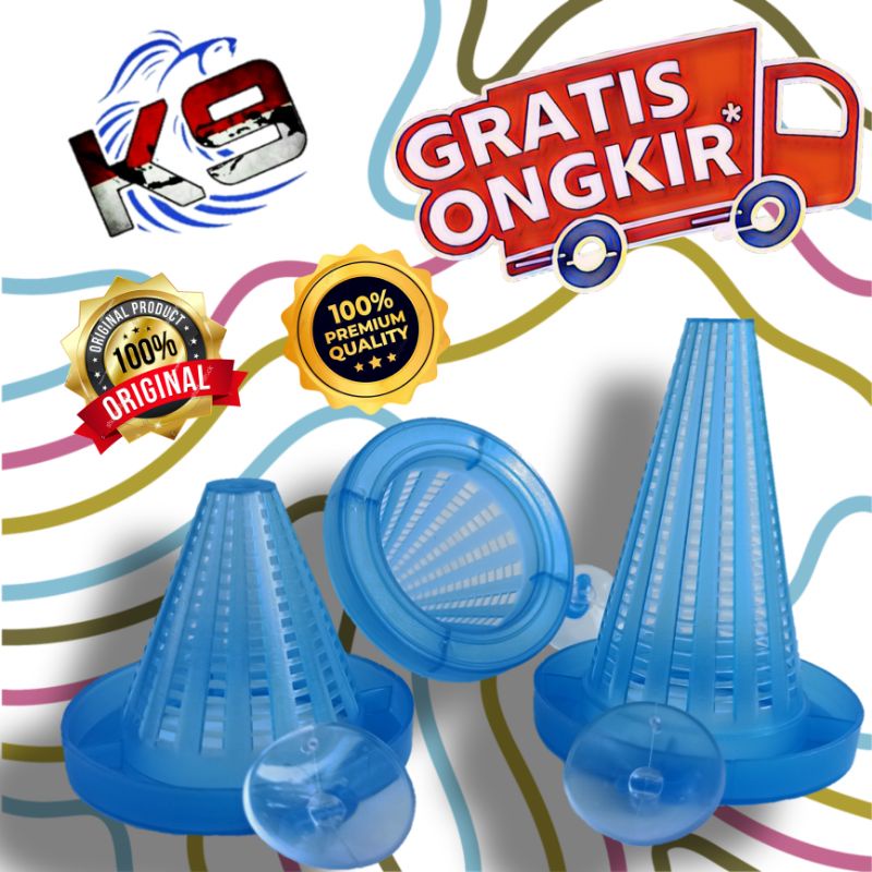 CORONG wadah CACING SUTRA | CACING RAMBUT | TEMPAT CASUT BERSIH 10 CM