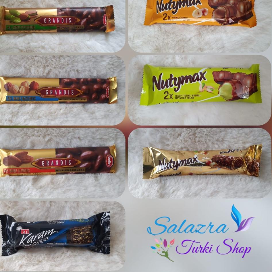 

Terbaru 10.10 CEMILAN COKLAT TURKI | GRANDIS COKLAT | NUTYMAX COKLAT | ETI KARAM | BELLAGİO !!