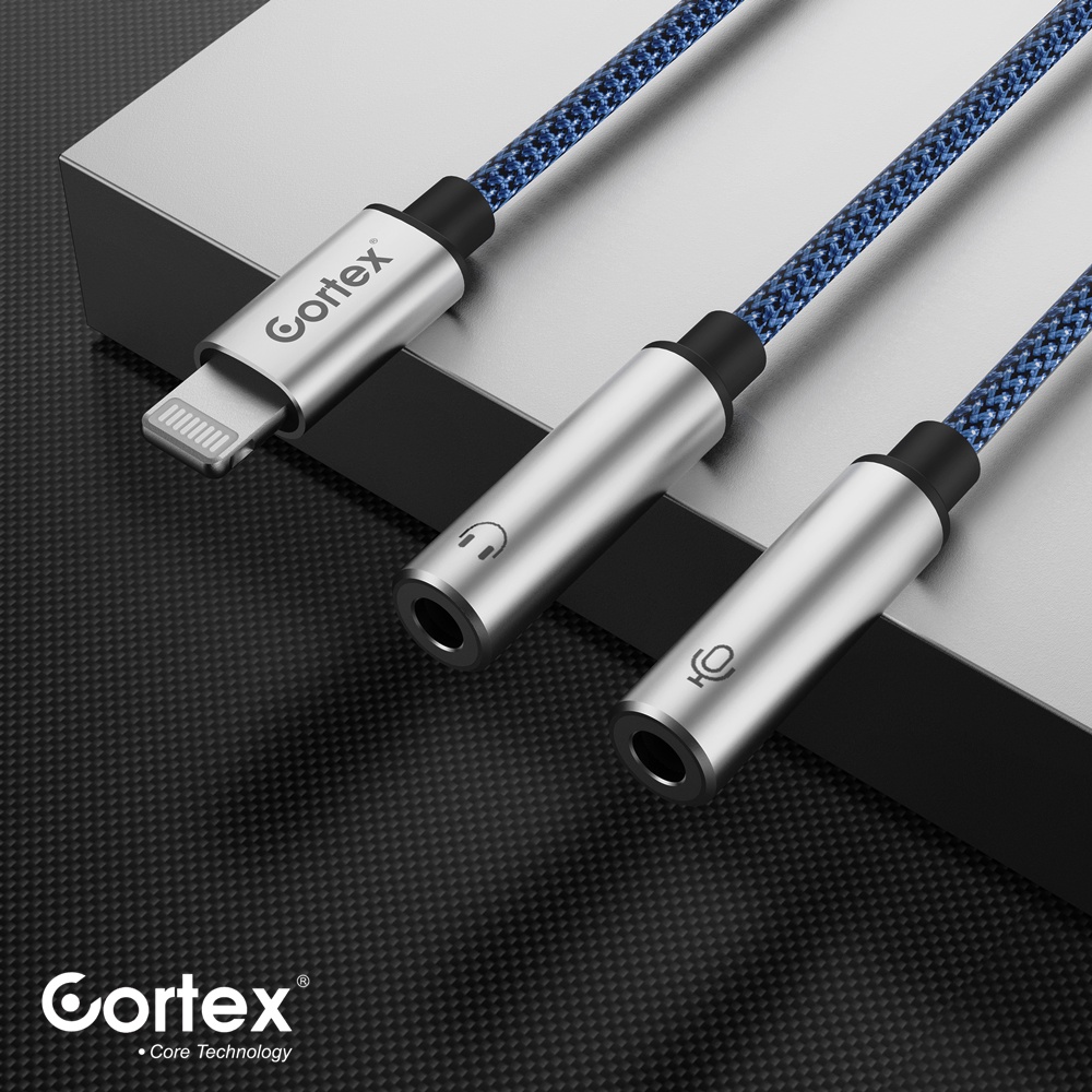 Cortex MH252 Audio Splitter IP Lightning to dual female 2in1 Kabel Audio &amp; Audio Earphone