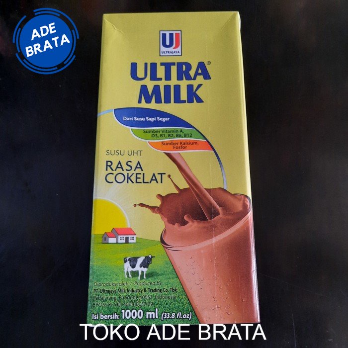

susu ultra 1 liter rasa coklat