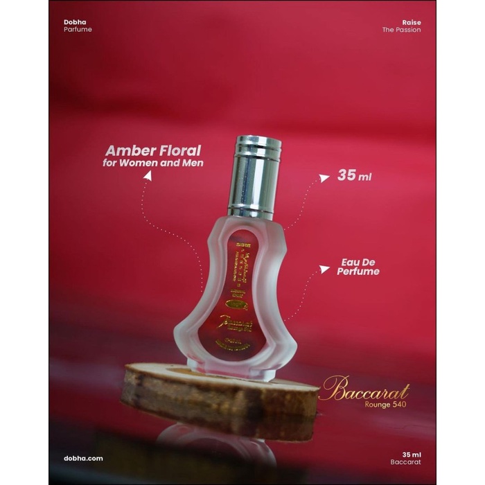 Parfum Minyak Wangi Dobha Spray Baccarat 35ml Original