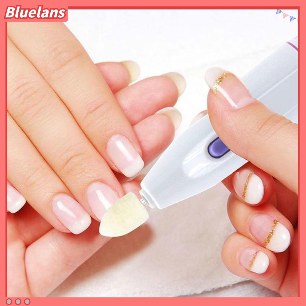 (In Stock) Kacamata Hitam Lensa Warna Warni ♡5pcs Mata Bor Pengikir Kuku Elektrik Untuk Manicure