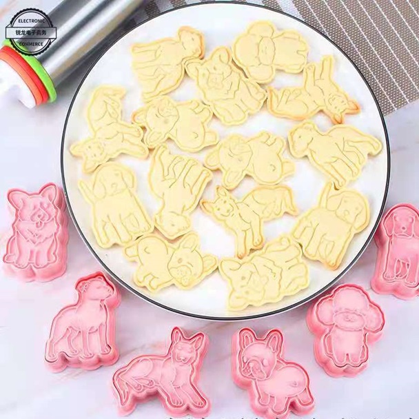 Cookie Cutter Set Cetakan Cookies Biskuit Kue Motif Mobil Roket Pesawat Tank Helikopter Bunny Unicorn Cat Kucing Dog Kendaraan Vehicles Animal Hewan Lebaran Idul Fitri Christmas Hari Raya Cookies Kue Kering