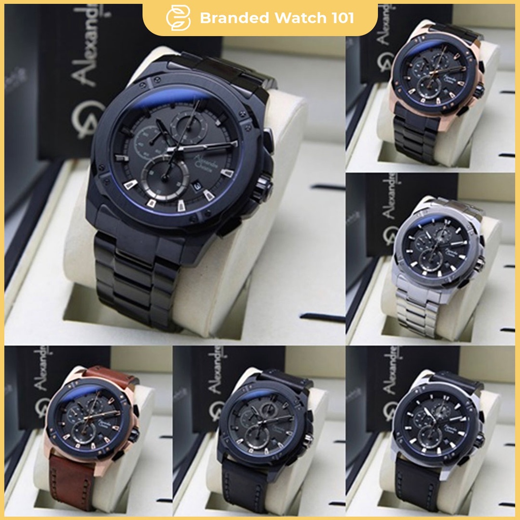 ORIGINAL Jam Tangan Pria Alexandre Christie AC 6595 / AC6595 / 6595 Garansi Resmi 1 Tahun
