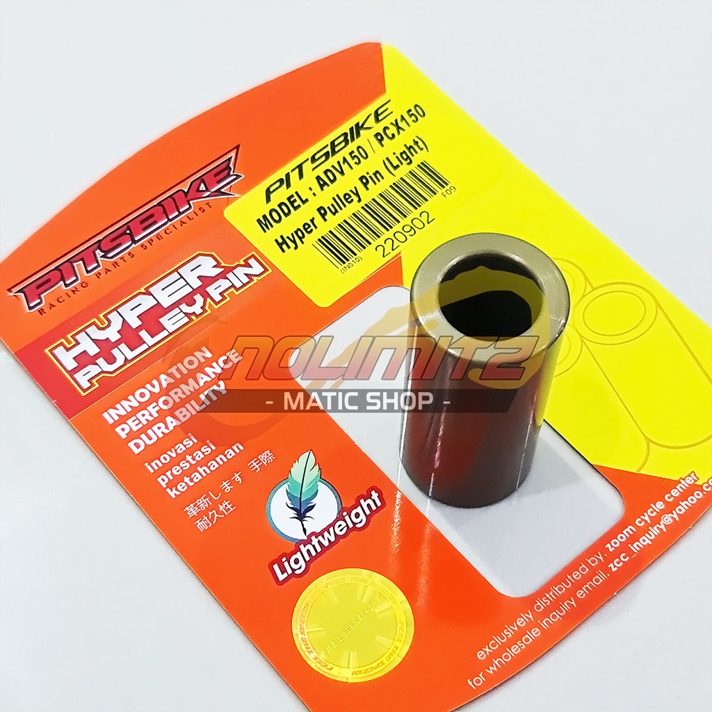 Hyper Pulley Pin Pitsbike Bushing CVT Rumah Roller Honda ADV PCX 150