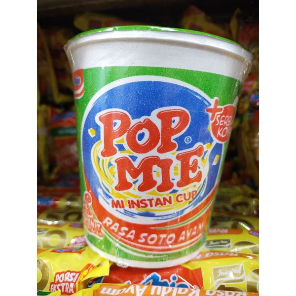 

Indomie Pop Mie Mi Instan Cup rasa Soto Ayam