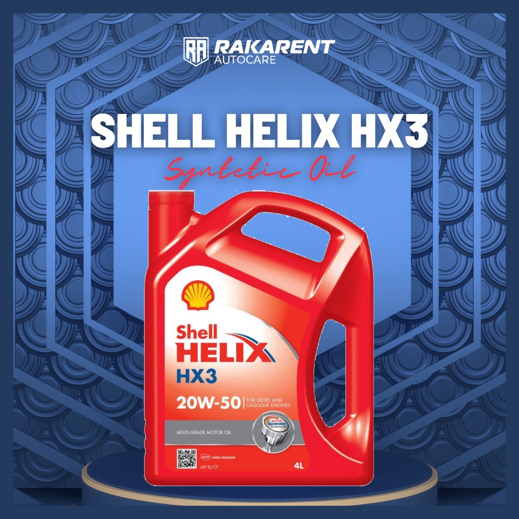 SHELL HELIX HX3 OLI MESIN MOBIL BENSIN DAN DIESEL