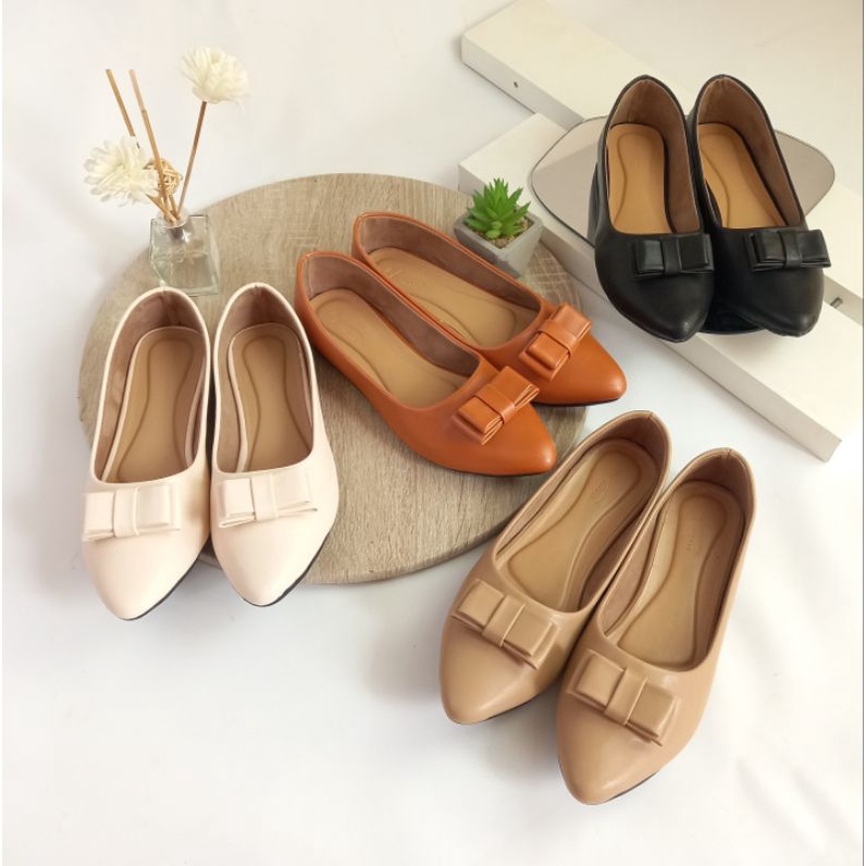 VNL Reneta Flatshoes | Sepatu Wanita | Sepatu Flatshoes | Flatshoes Casual | Sepatu Ballerina