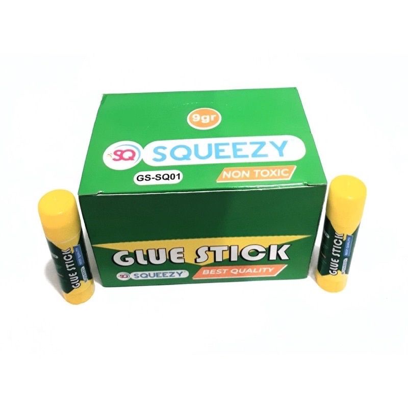 [Barca] SQUEEZY GLUE STICK GS-SQ01 LEM KERTAS BATANG / GLUE STIK 9 gram NON TOXIC