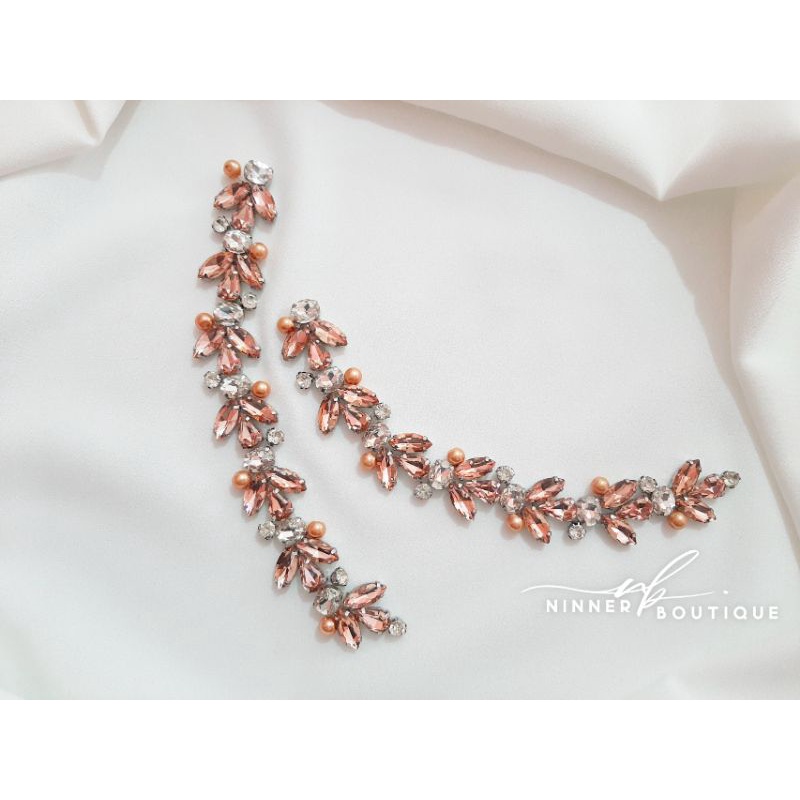 Moana Beads Strip | Payet Rangkai | Payet Strip | Payet Mutiara | Payet leher/Payet Lengan