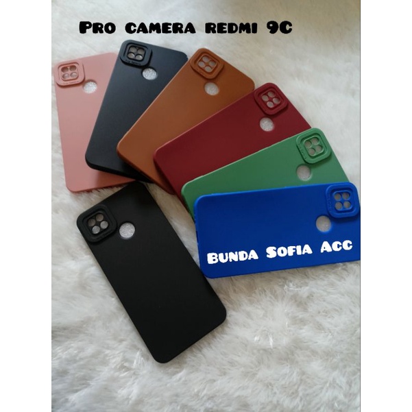 Softcase terbaru macaron pro camera redmi 10A/9C TPU CANDY PRO+macaron